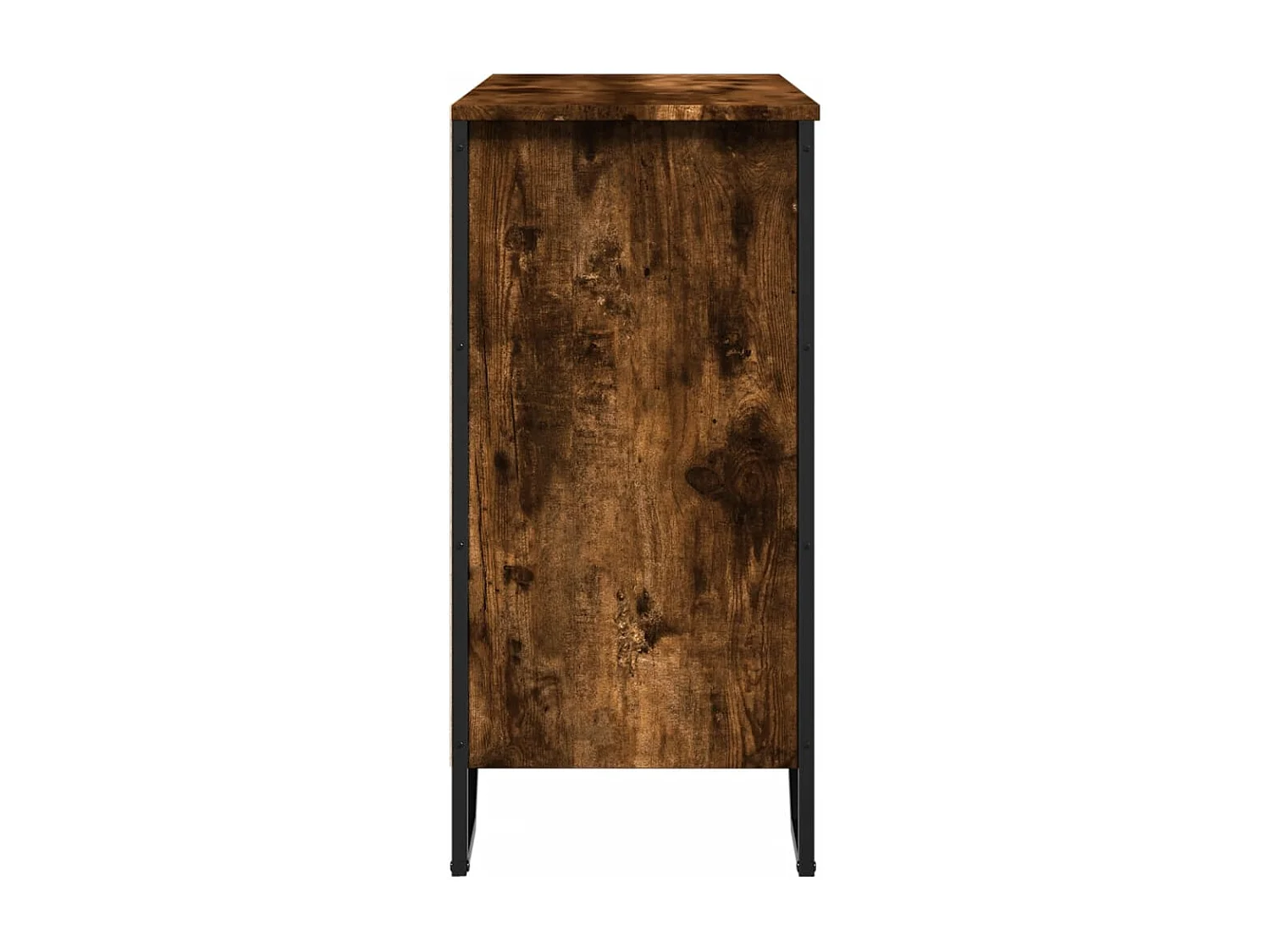 Buffet chêne fumé 78x35,5x74,5 cm bois d'ingénierie