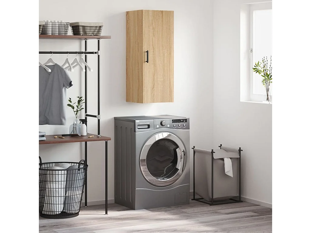 Sonoma eiken wandkast 34,5x34x90 cm