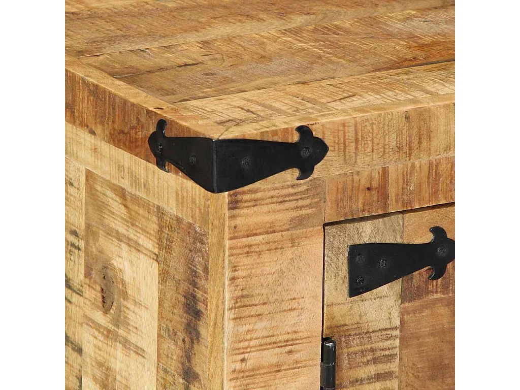 Buffet 55x35x70 cm Bois massif Mangue brut