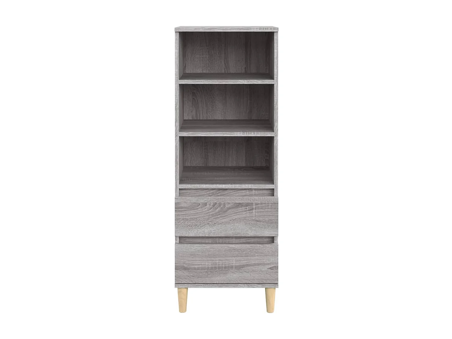 Buffet haut Sonoma gris 40x36x110 cm Bois d'ingénierie