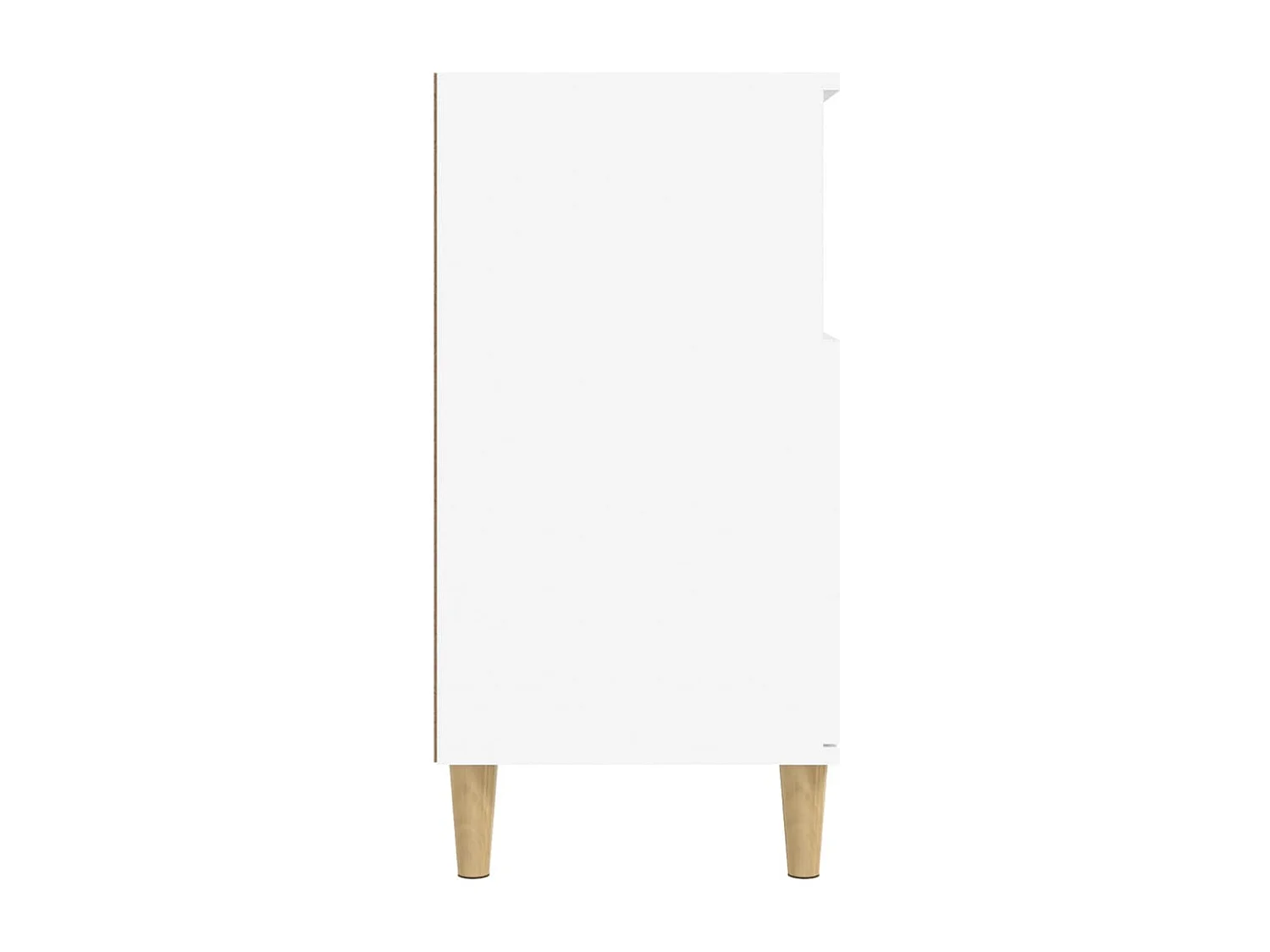 Credenza bianca 60x35x70 cm in legno ingegnerizzato