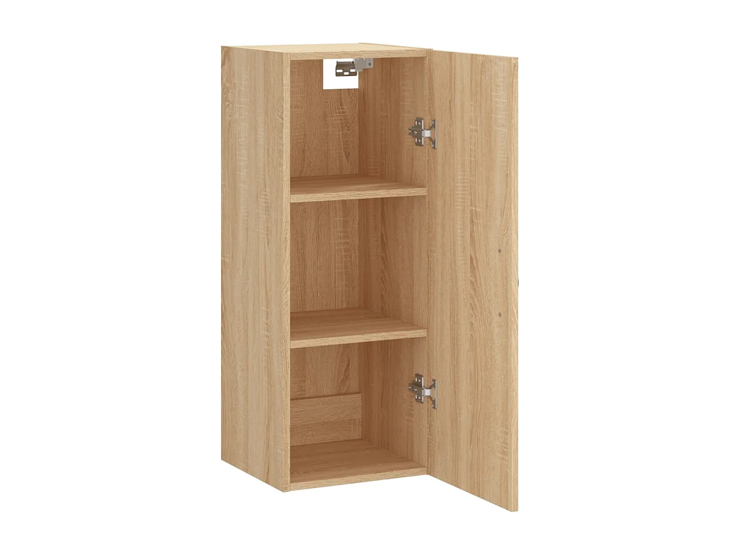 Sonoma eiken wandkast 34,5x34x90 cm bewerkt hout