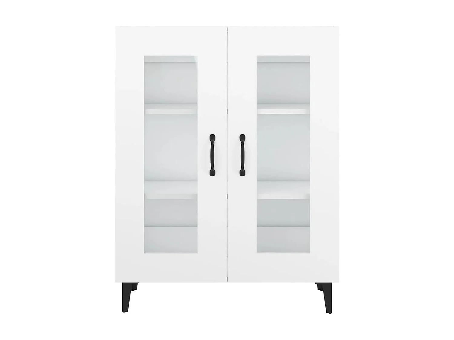 Credenza bianca 69,5x34x90 cm in legno ingegnerizzato