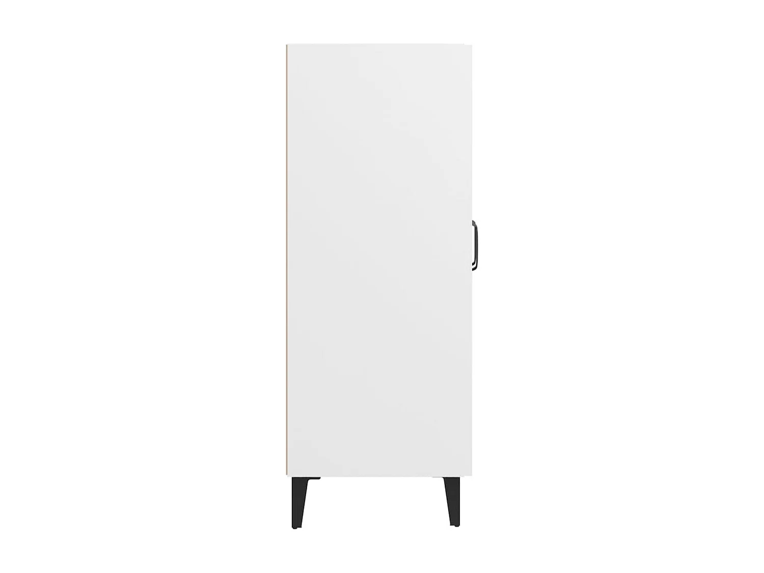 Credenza bianca 69,5x34x90 cm in legno ingegnerizzato