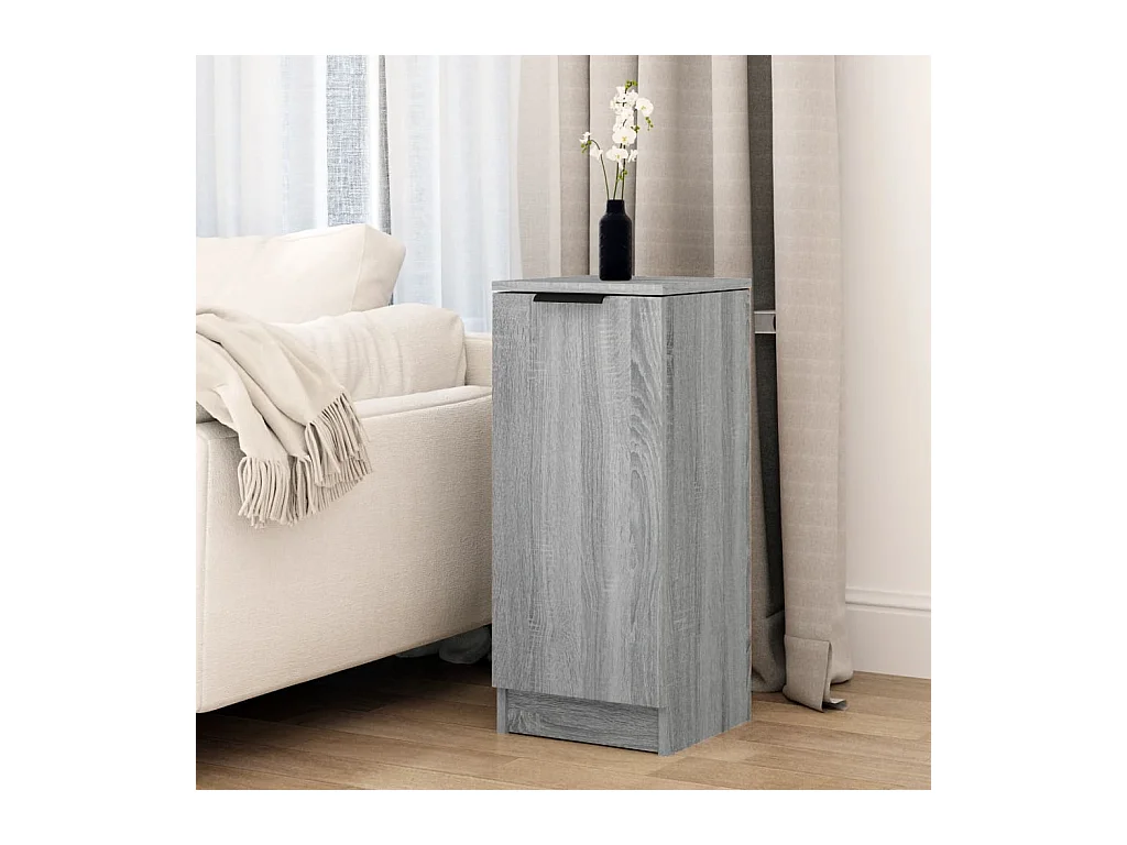 Buffet Sonoma gris 30x30x70 cm Bois d'ingénierie