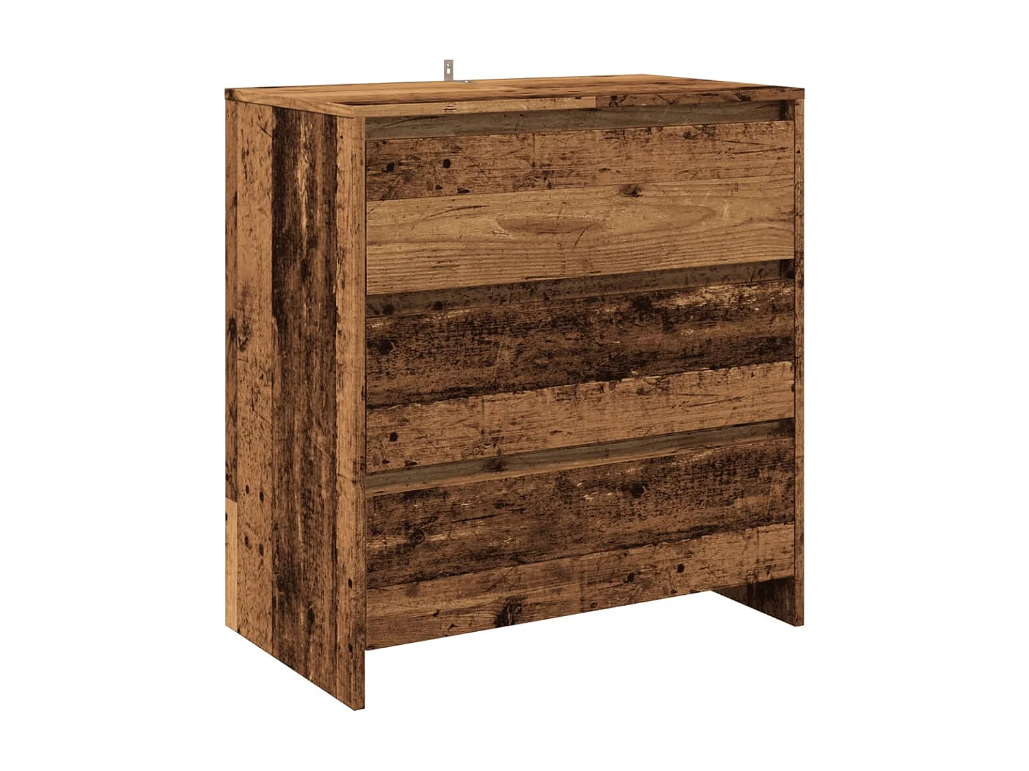Oud houten dressoir 70x41x75 cm bewerkt hout