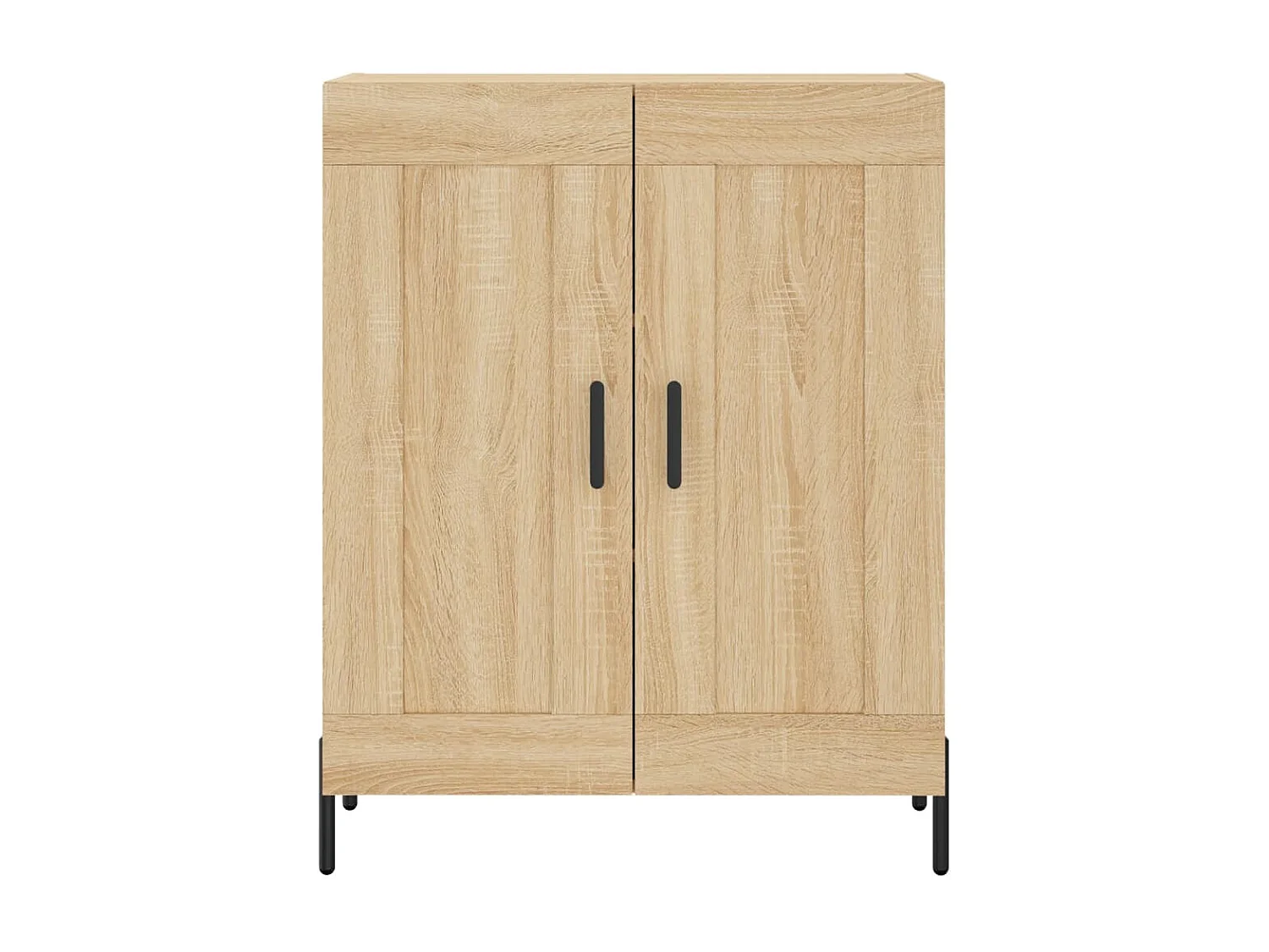 Credenza alta in rovere Sonoma 69,5x34x180 cm Legno ingegnerizzato