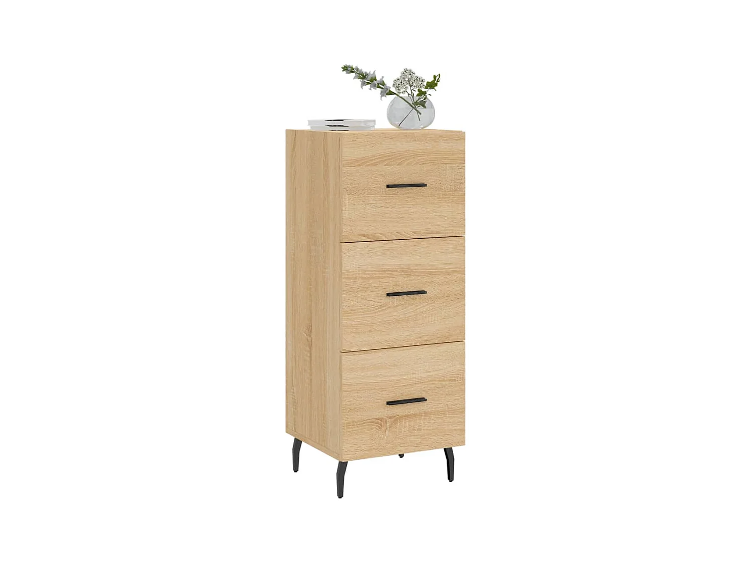 Buffet Chêne sonoma 34,5x34x90 cm Bois d'ingénierie