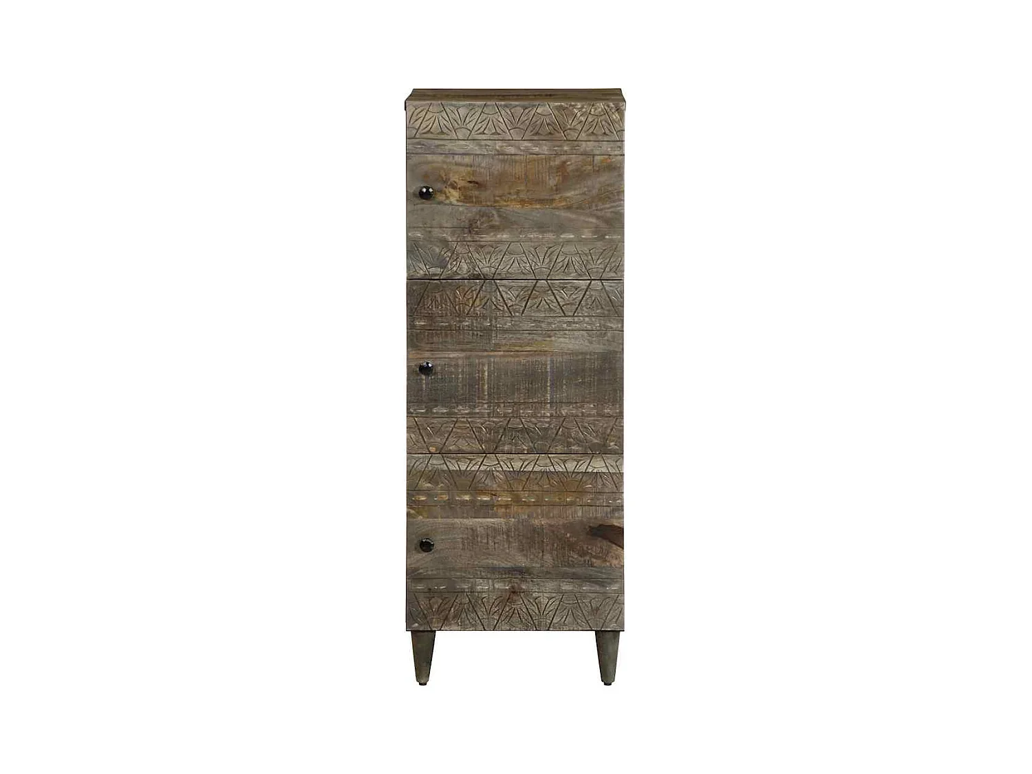 Buffet 40x33x110 cm bois de manguier massif