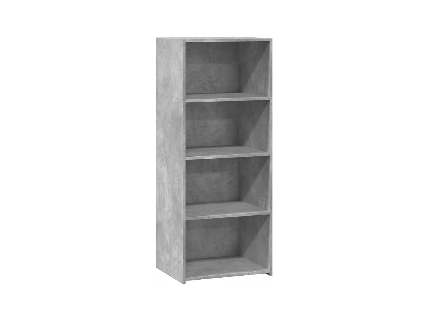 Buffet haut gris béton 50x41x124 cm bois d'ingénierie