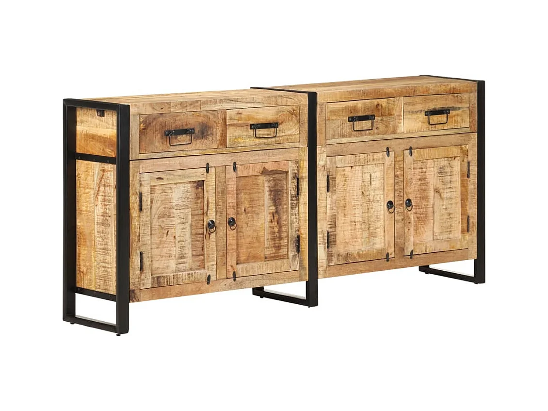 Buffet 172x35x80 cm Bois de manguier massif