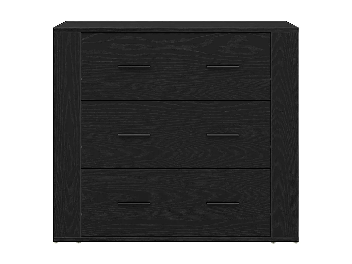 stuks Sideboards Zwart Eikenhout