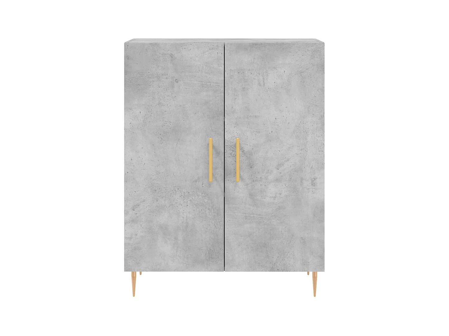 Hoge dressoir Betongrijs 69,5x34x180 cm Technisch hout