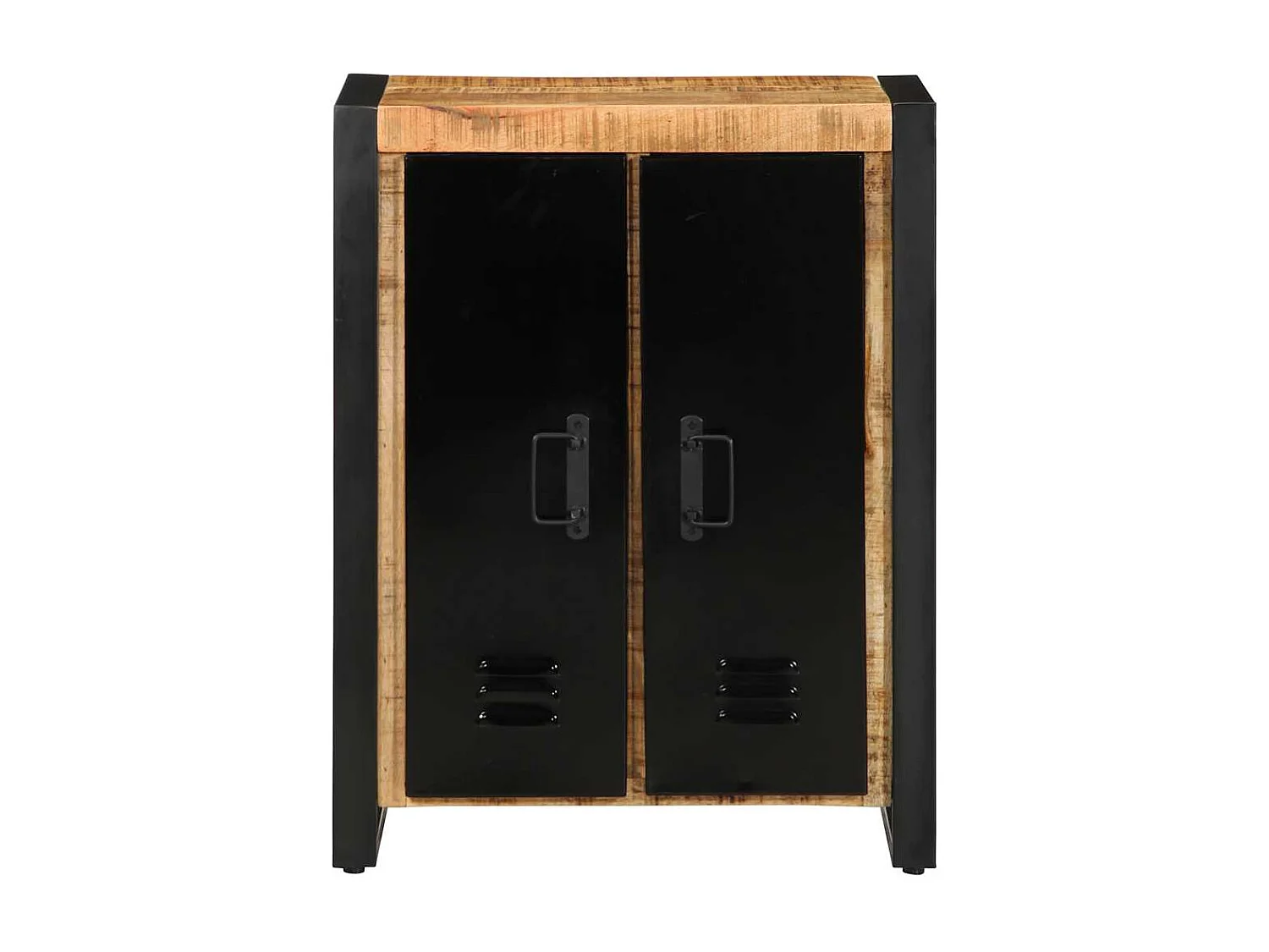 Buffet 55x35x70 cm bois de manguier brut massif