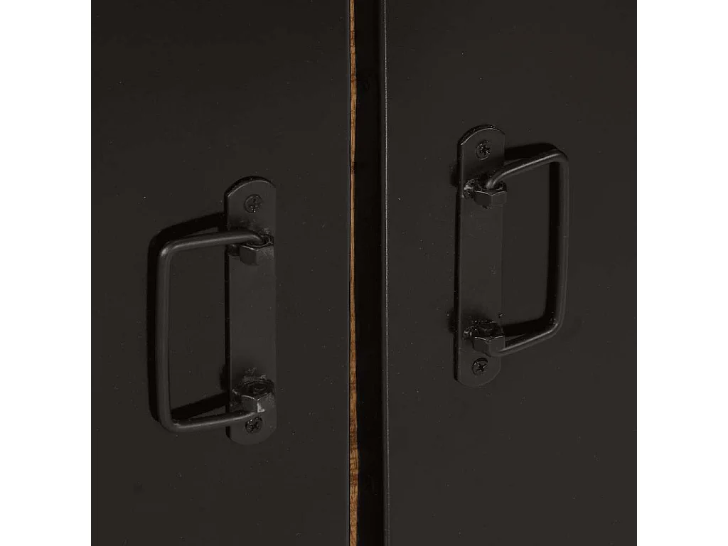 Buffet 55x35x70 cm bois de manguier brut massif