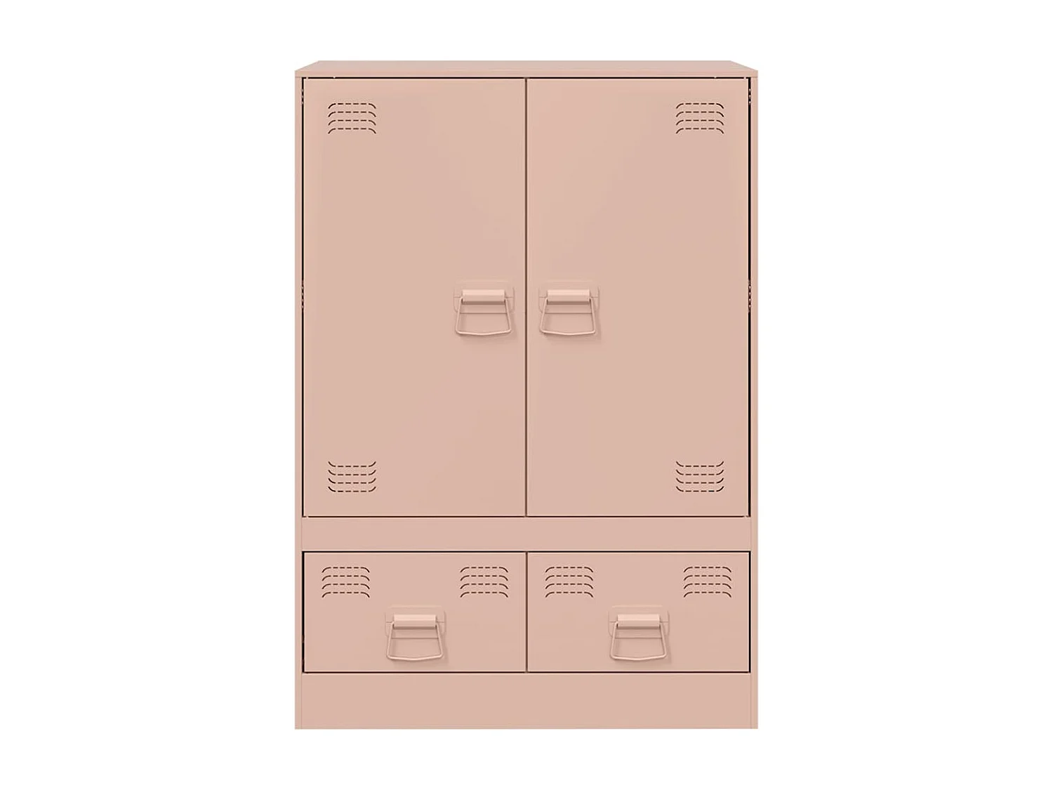 Credenza alta rosa 67x39x95 cm acciaio