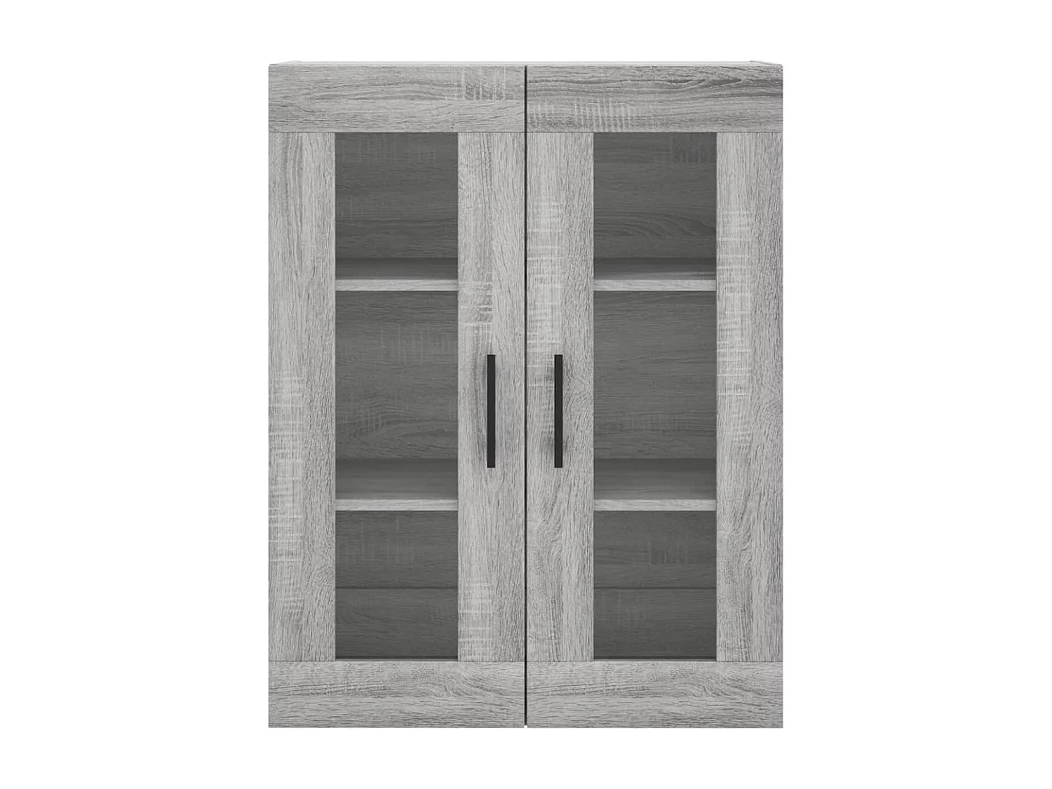 Pensili a 2 pezzi in legno ingegnerizzato grigio Sonoma