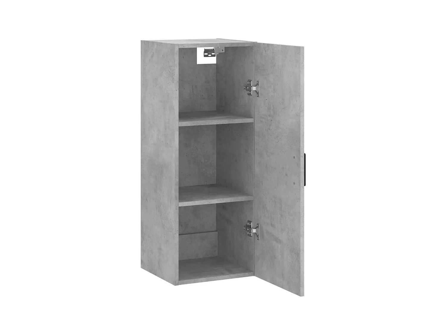Armoire murale gris béton 34,5x34x90 cm