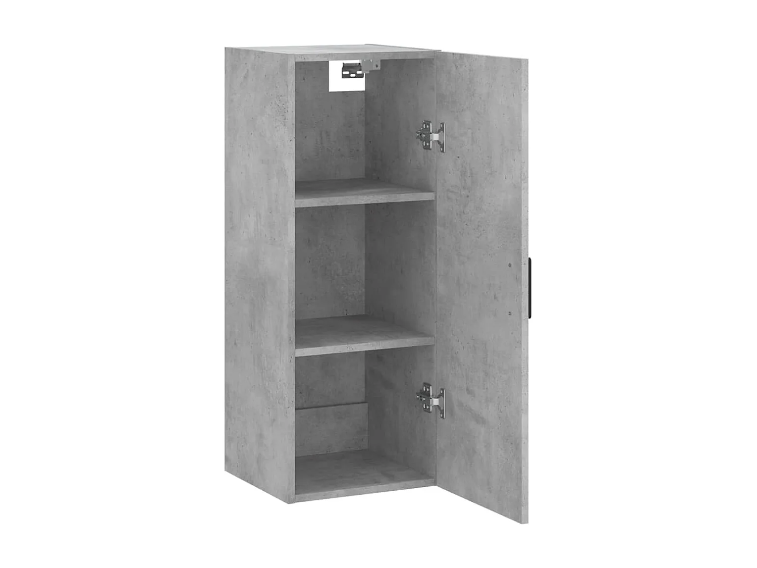 Armoire murale gris béton 34,5x34x90 cm