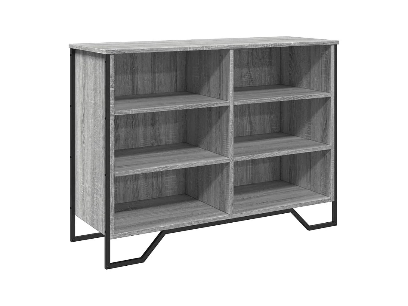 Buffet sonoma gris 101x35,5x74,5 cm bois d'ingénierie