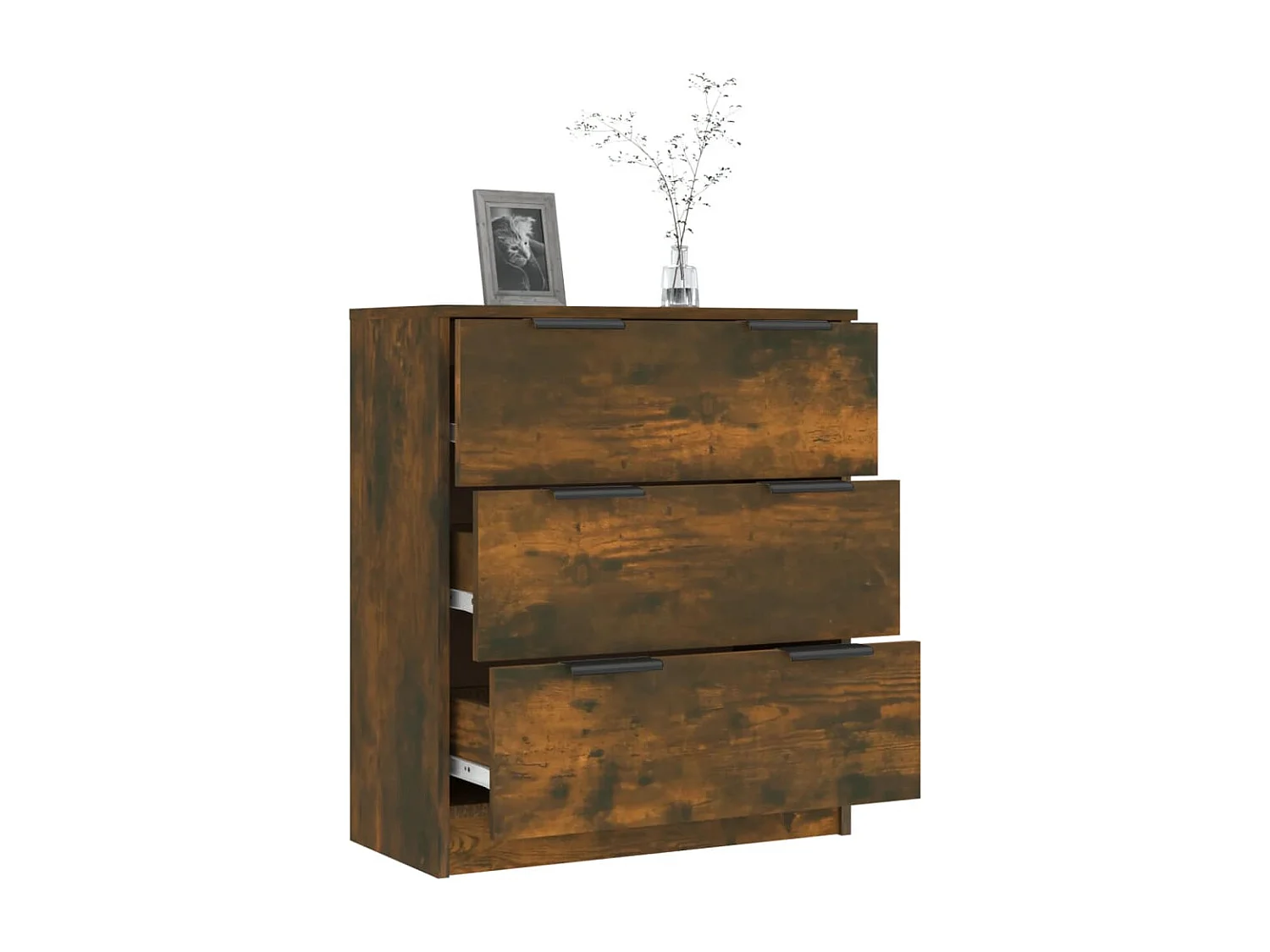 Gerookt Eiken Dressoir 60x30x70 cm Engineered Wood