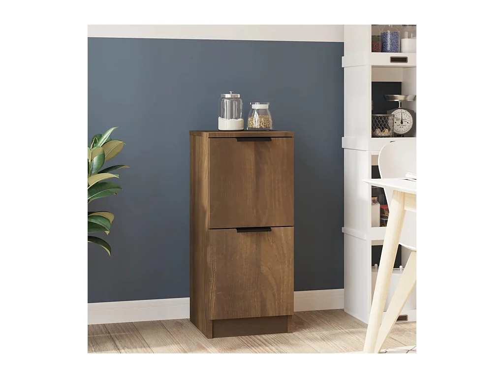 Sideboard Braune Eiche 30x30x70 cm Holzwerkstoff