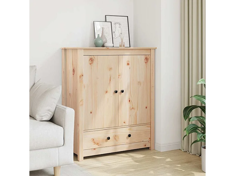 Credenza 83x41,5x100 cm Legno massello di pino