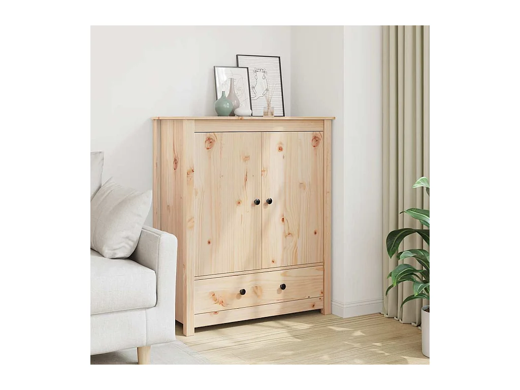 Credenza 83x41,5x100 cm Legno massello di pino