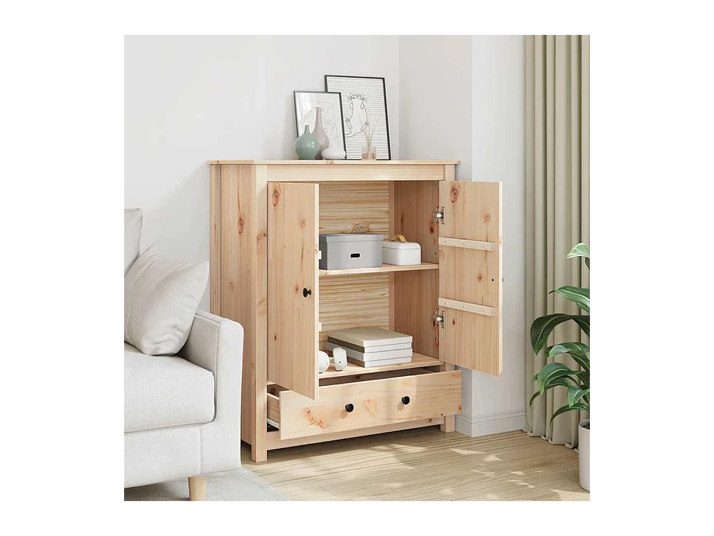 Credenza 83x41,5x100 cm Legno massello di pino