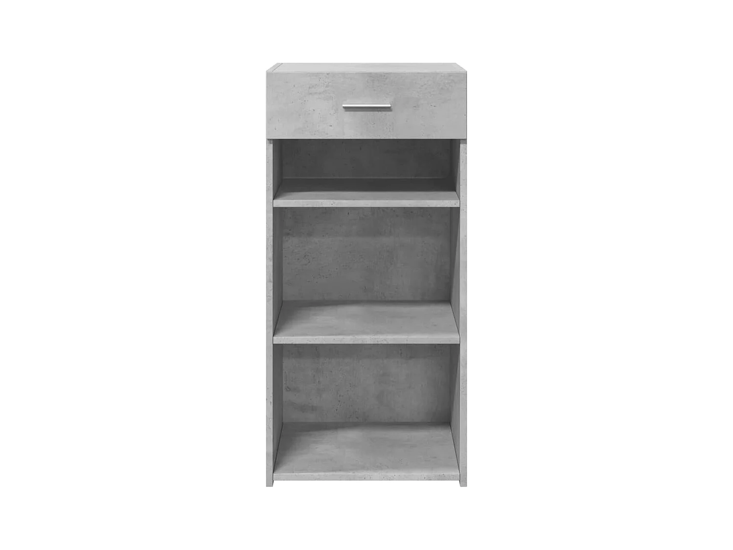 Buffet gris béton 45x42,5x93 cm bois d'ingénierie