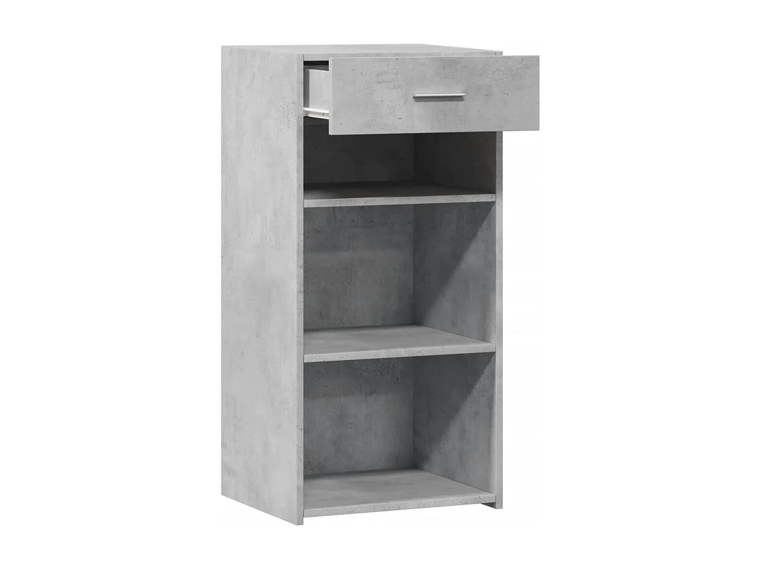 Buffet gris béton 45x42,5x93 cm bois d'ingénierie