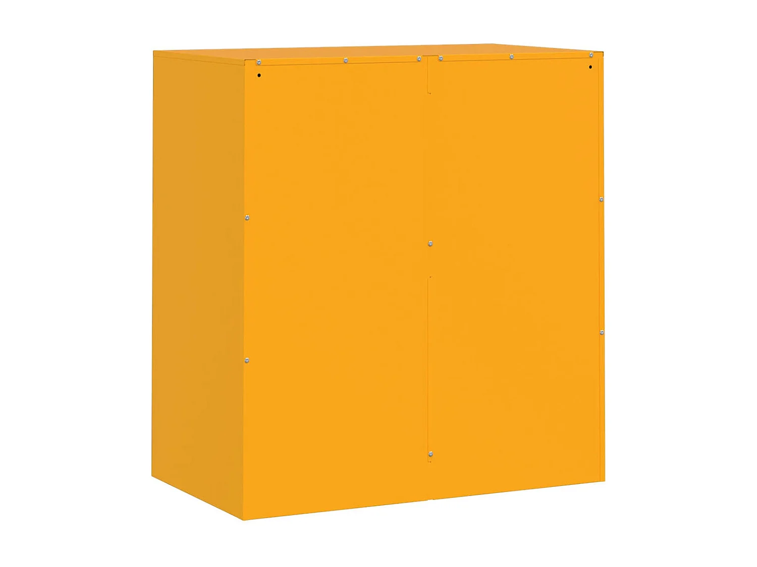 Credenza giallo senape 67x39x73 cm acciaio