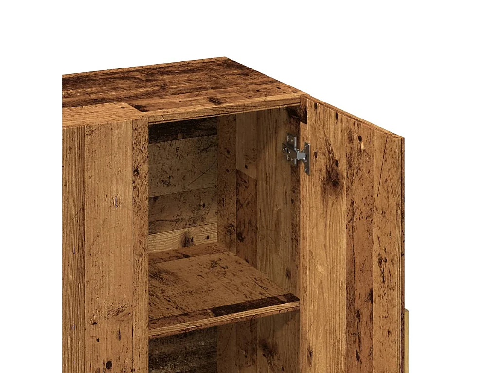 Credenza in legno antico 90x34x80 cm in legno ingegnerizzato