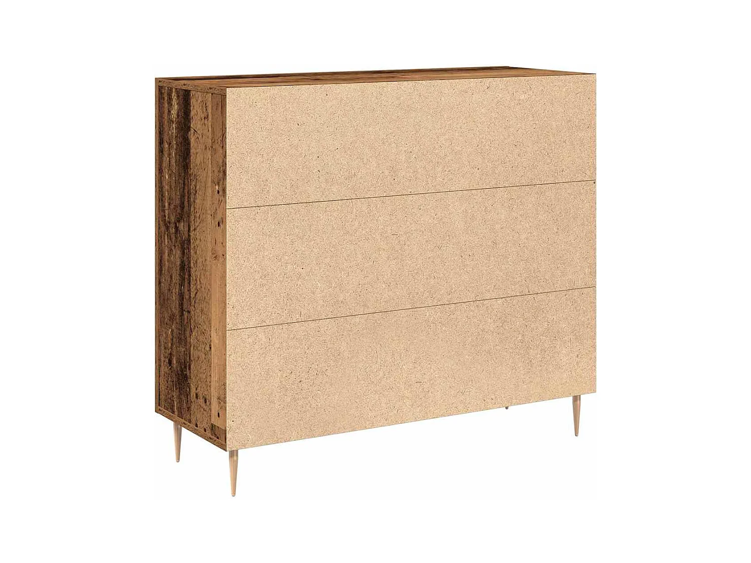 Buffet en Bois Ancien, 90x34x80 cm, Fabriqué en Bois Ingénierie