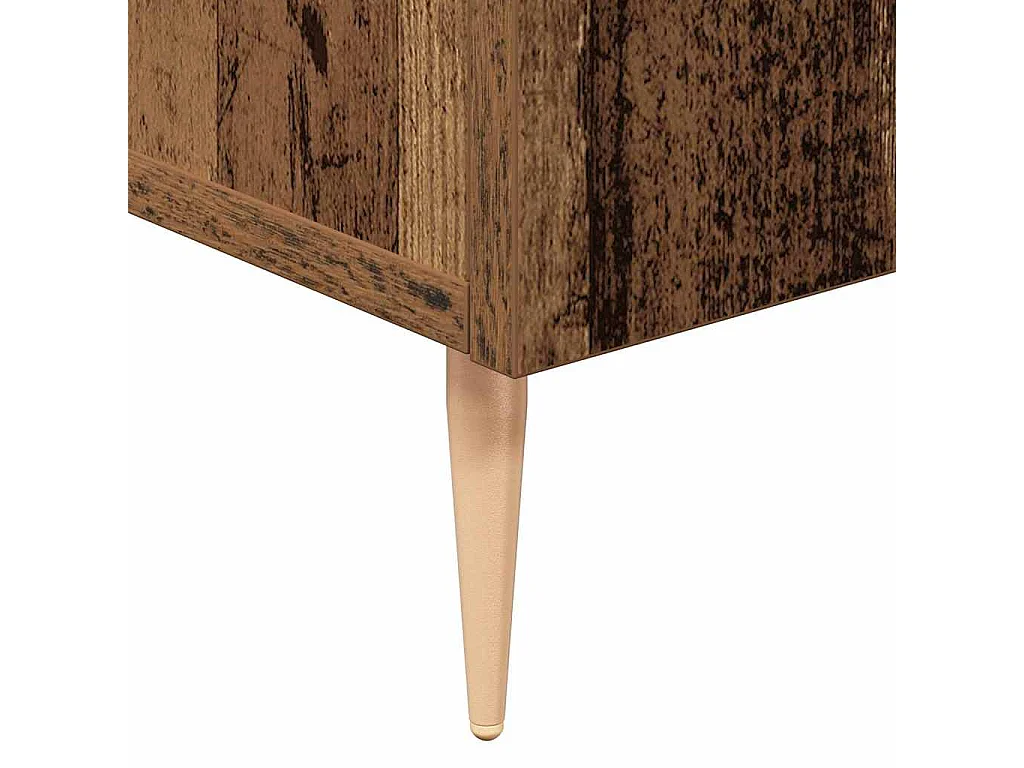 Buffet en Bois Ancien, 90x34x80 cm, Fabriqué en Bois Ingénierie