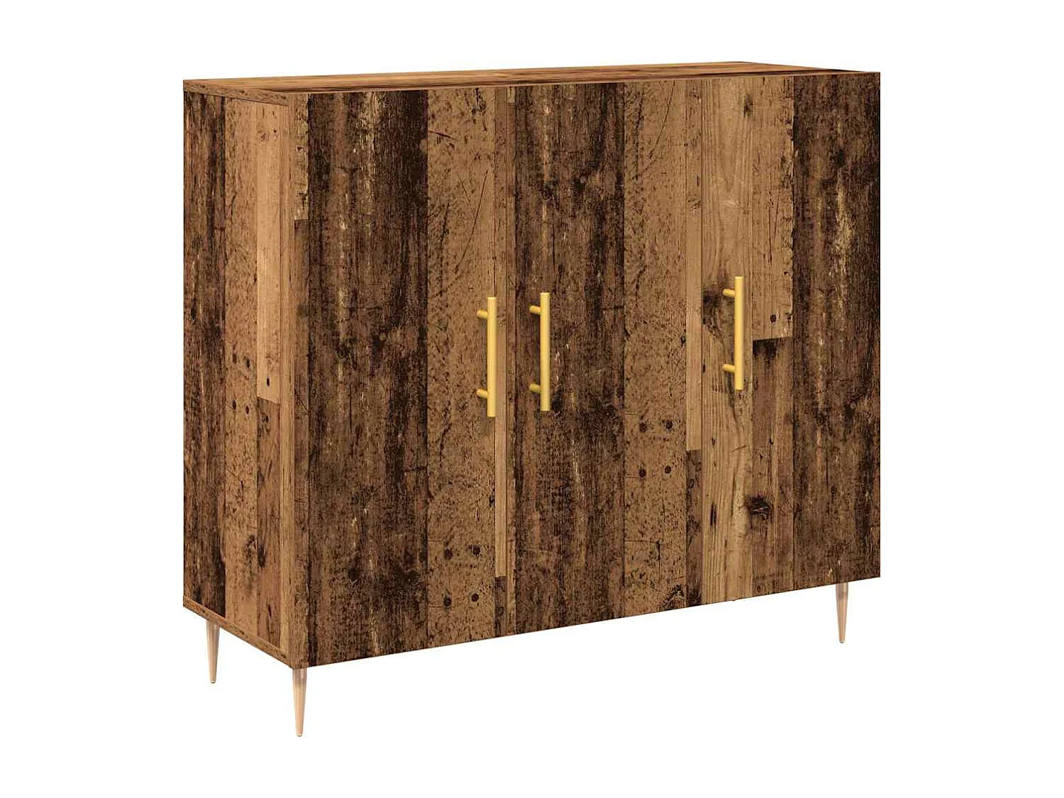 Antiek houten dressoir, 90x34x80 cm, gemaakt van bewerkt hout