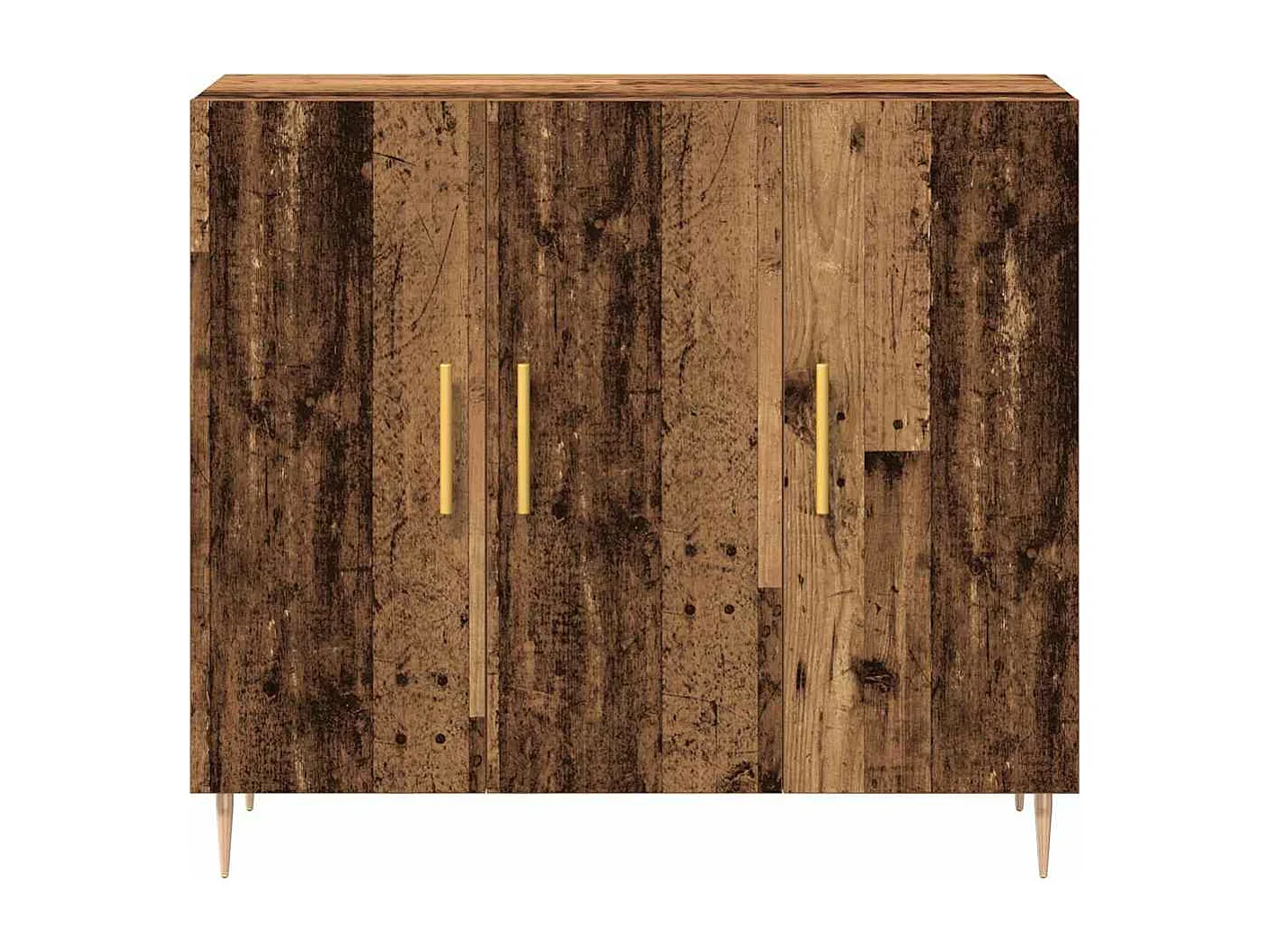 Antiek houten dressoir, 90x34x80 cm, gemaakt van bewerkt hout