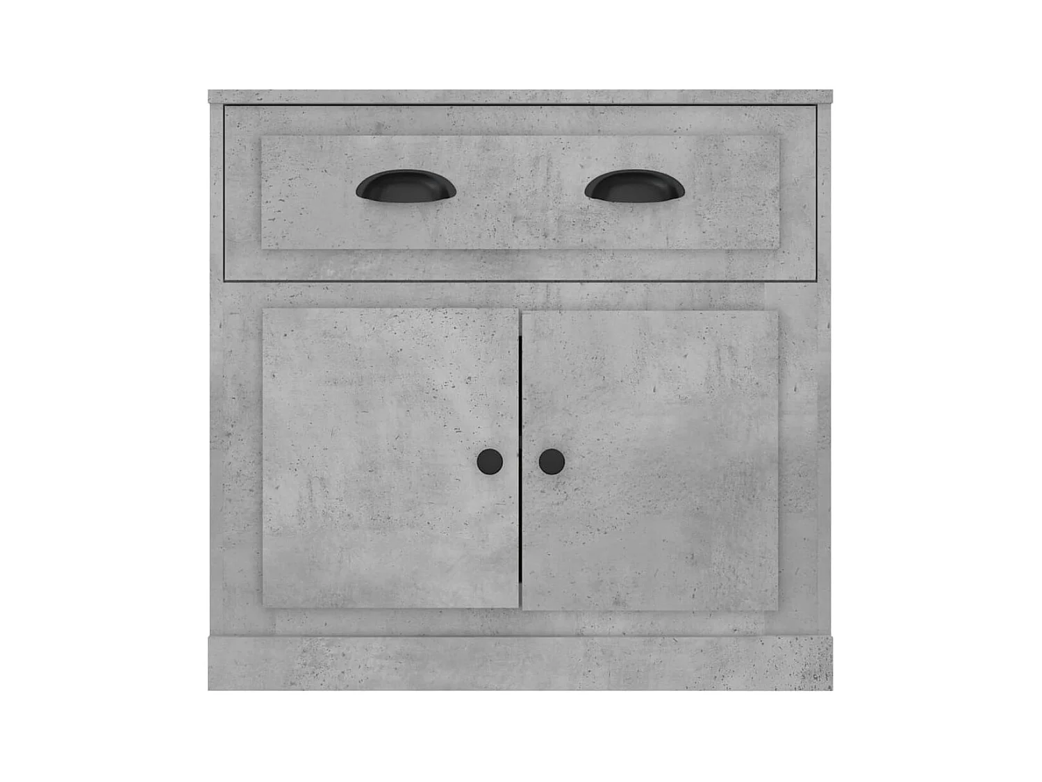 Buffet gris béton 70x35,5x67,5 cm bois d'ingénierie