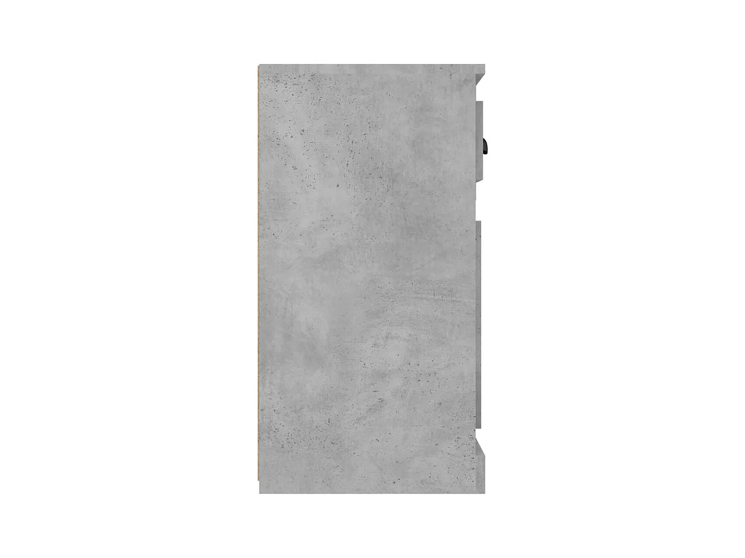 Buffet gris béton 70x35,5x67,5 cm bois d'ingénierie