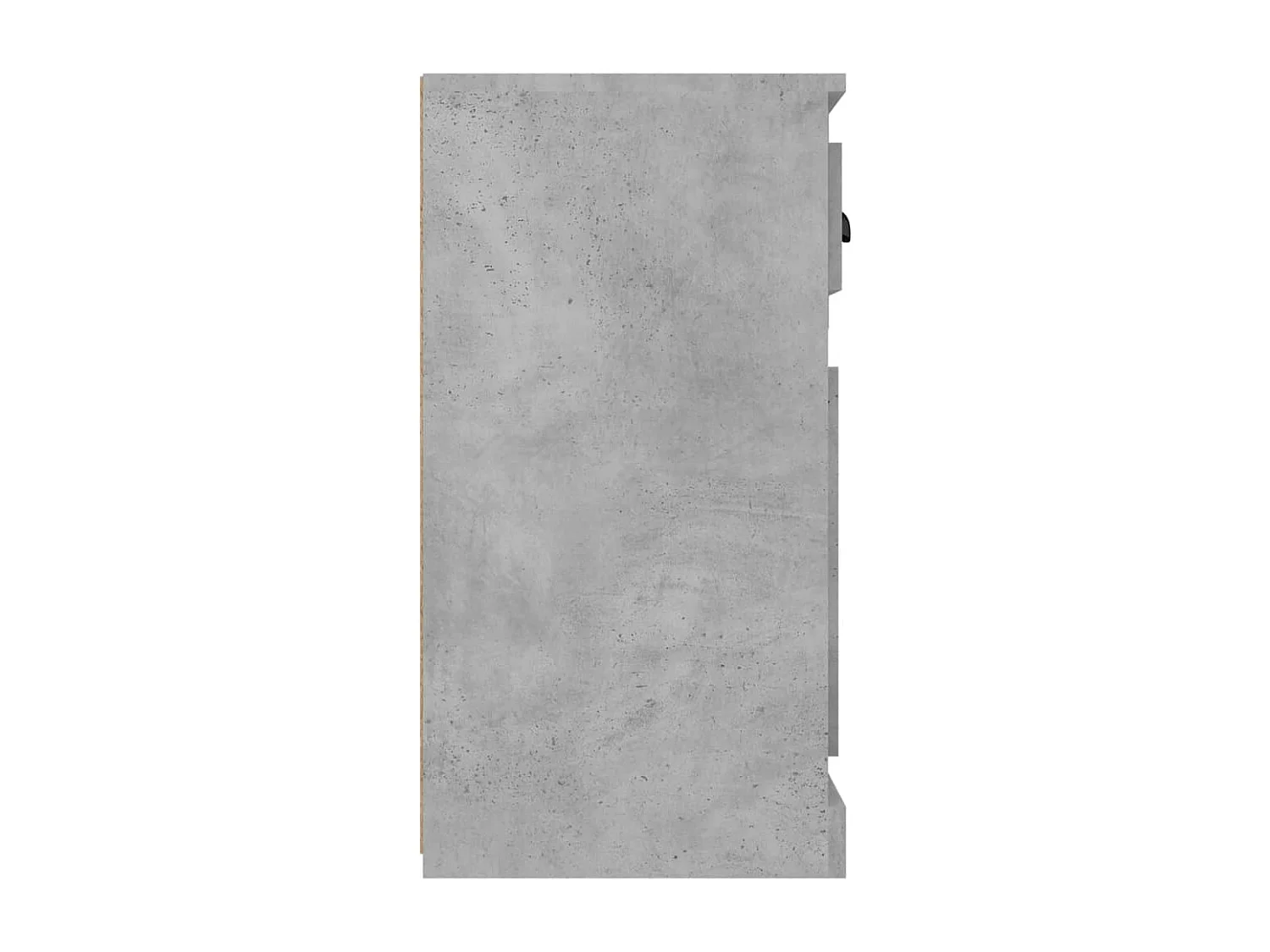 Buffet gris béton 70x35,5x67,5 cm bois d'ingénierie