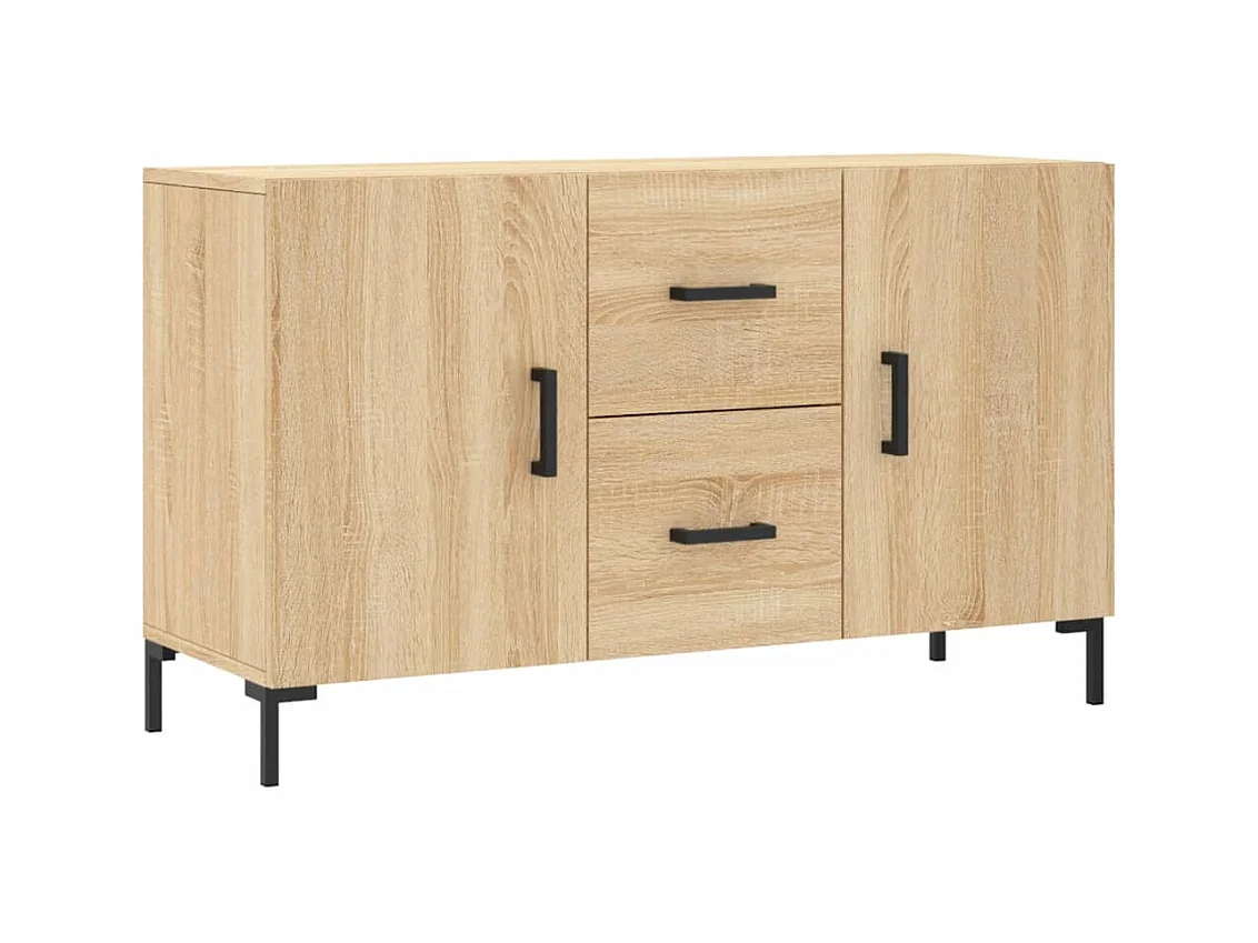 Buffet chêne sonoma 100x36x60 cm bois d'ingénierie