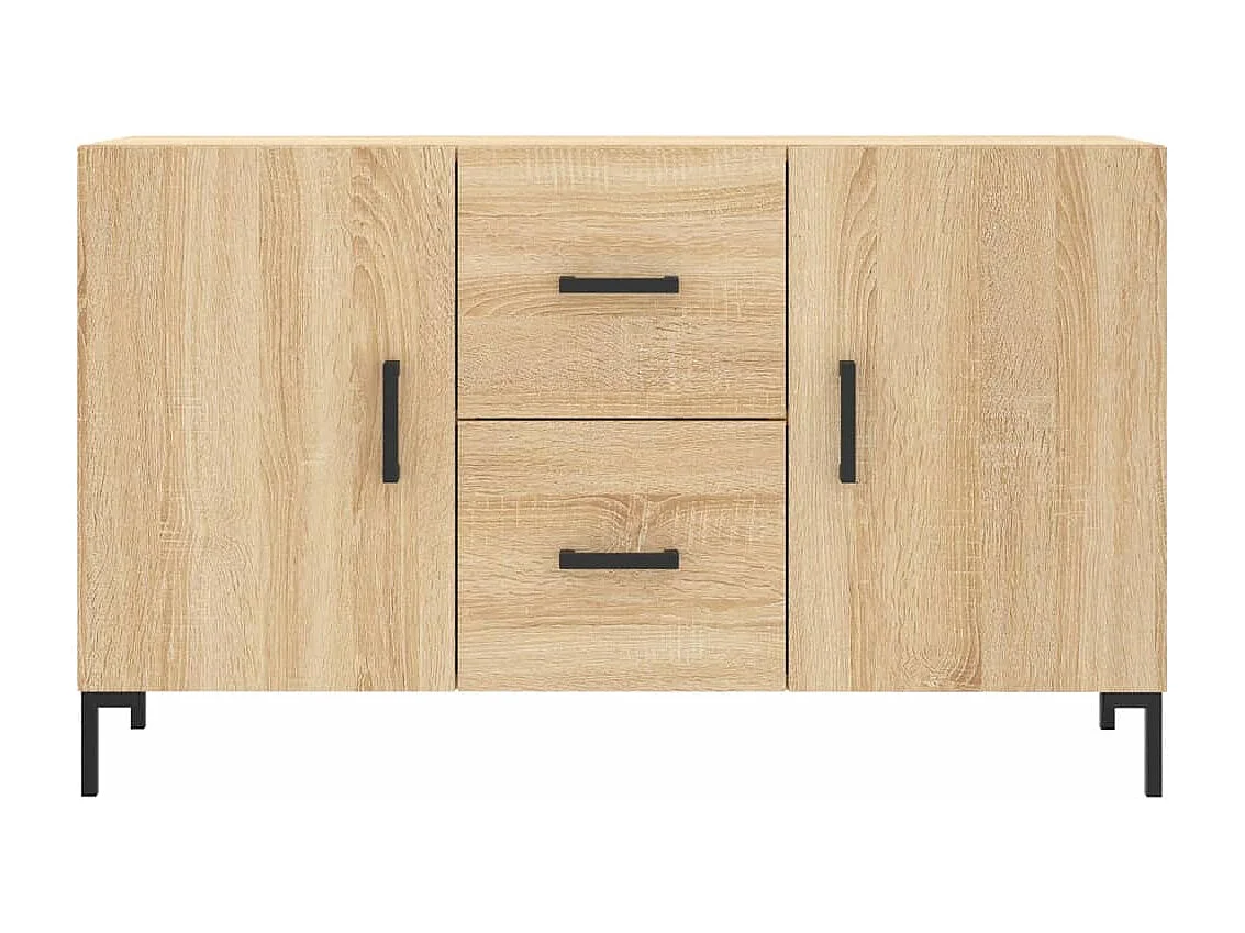 Buffet chêne sonoma 100x36x60 cm bois d'ingénierie