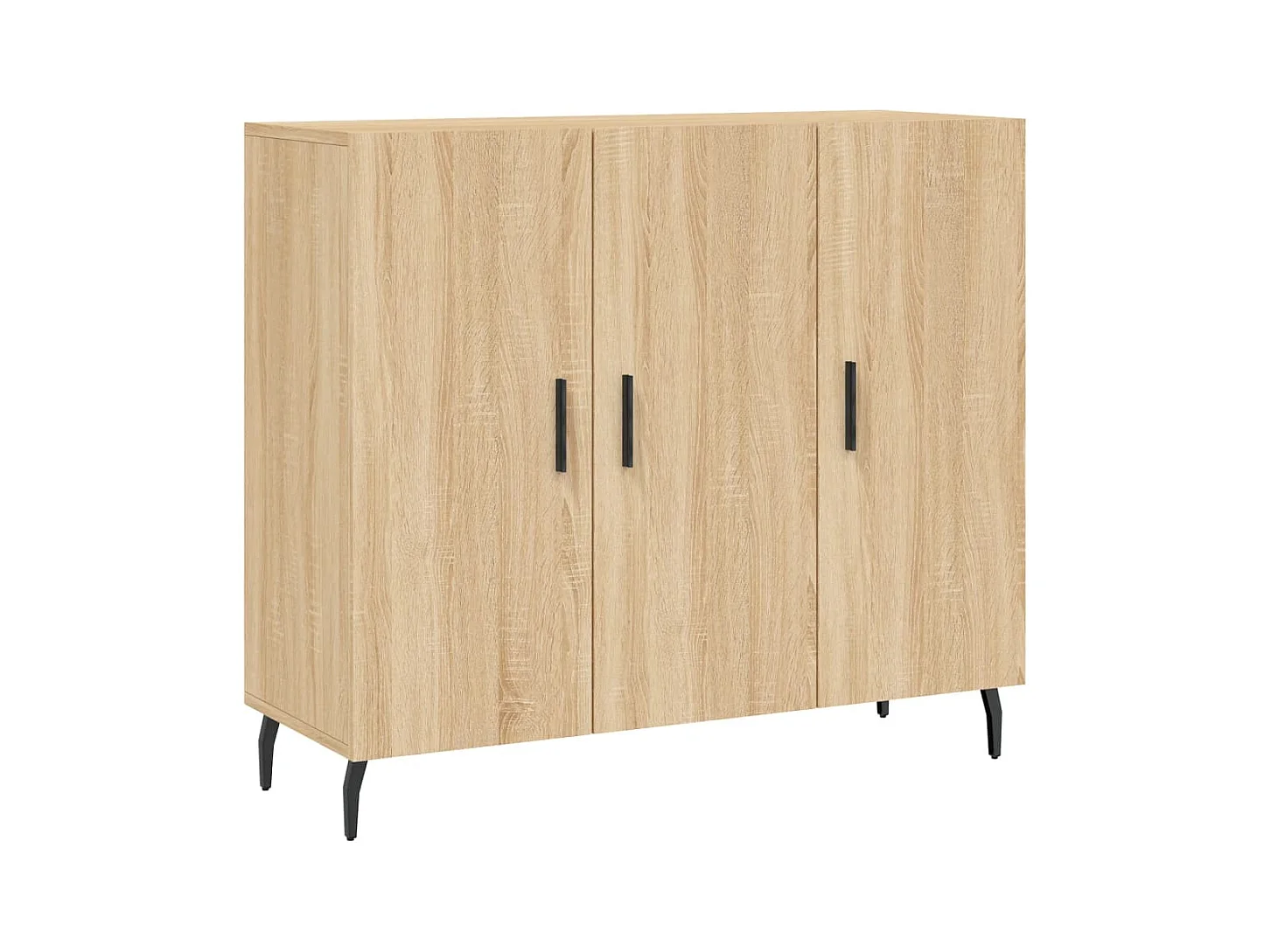 Credenza in rovere Sonoma 90x34x80 cm in legno ingegnerizzato