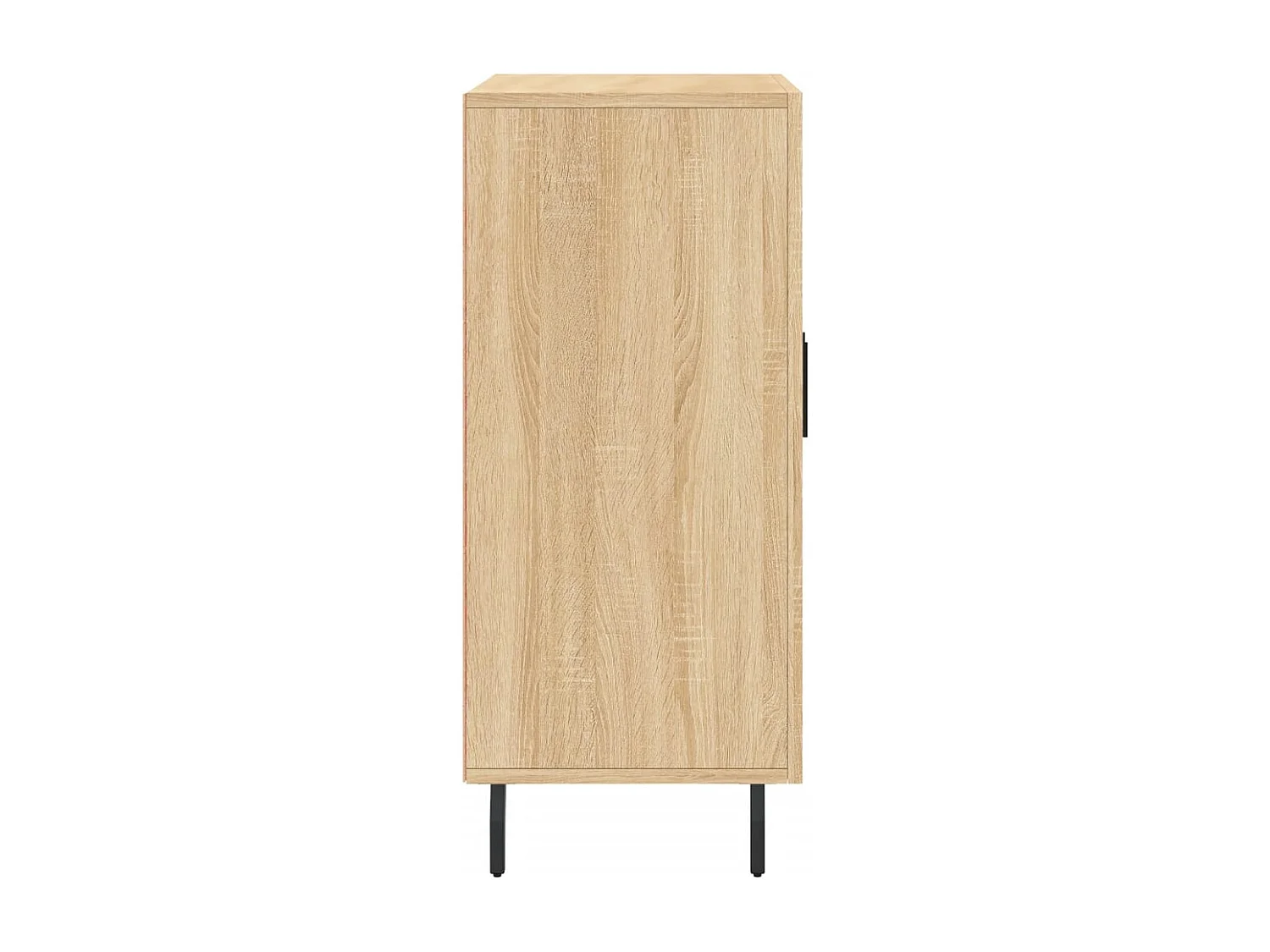 Sideboard aus Sonoma-Eiche, 90 x 34 x 80 cm, Holzwerkstoff