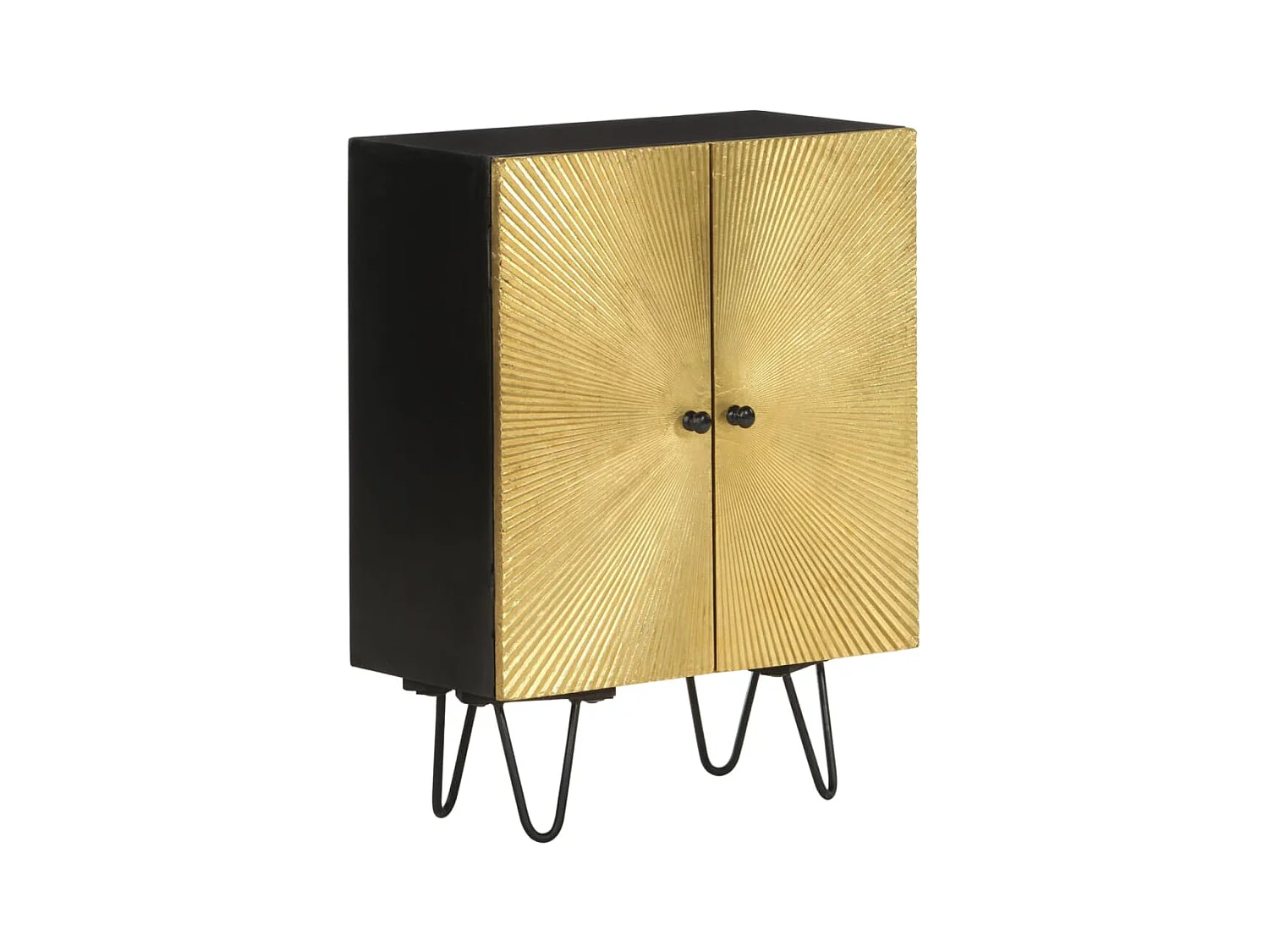 Buffet 55x30x75 cm bois massif de manguier