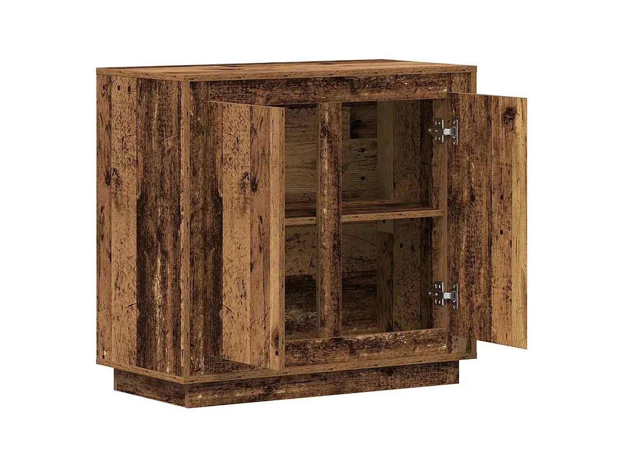 Buffet en bois ancien 80x34x75 cm Bois d'ingénierie