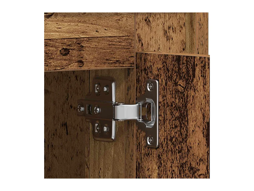 Buffet en bois ancien 80x34x75 cm Bois d'ingénierie