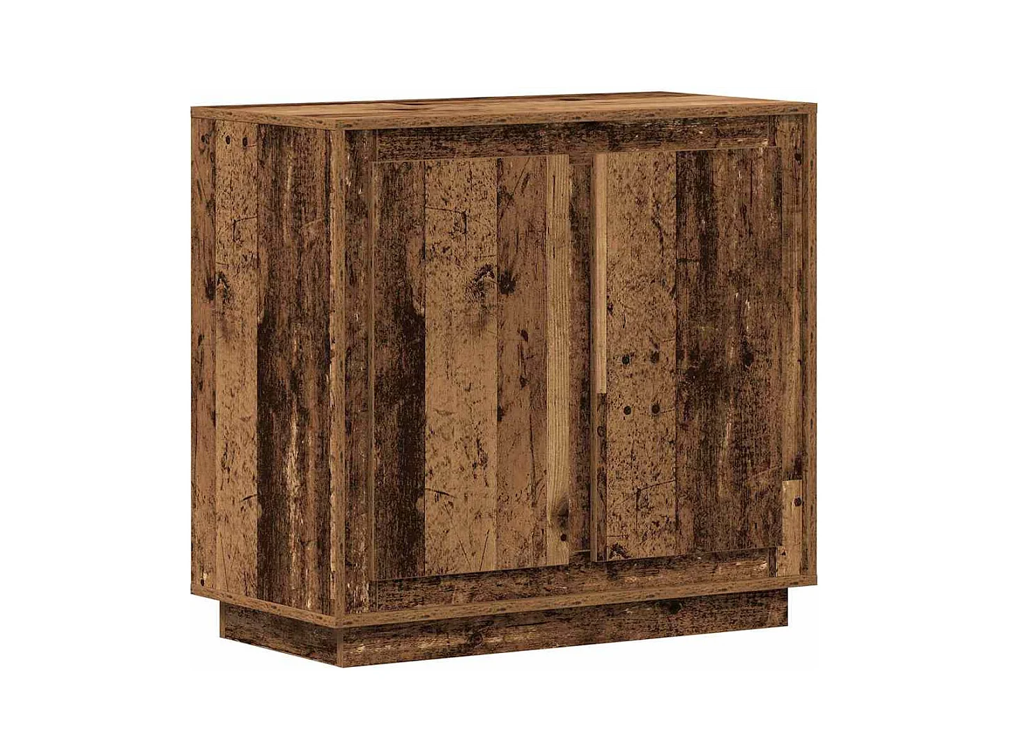 Buffet en bois ancien 80x34x75 cm Bois d'ingénierie