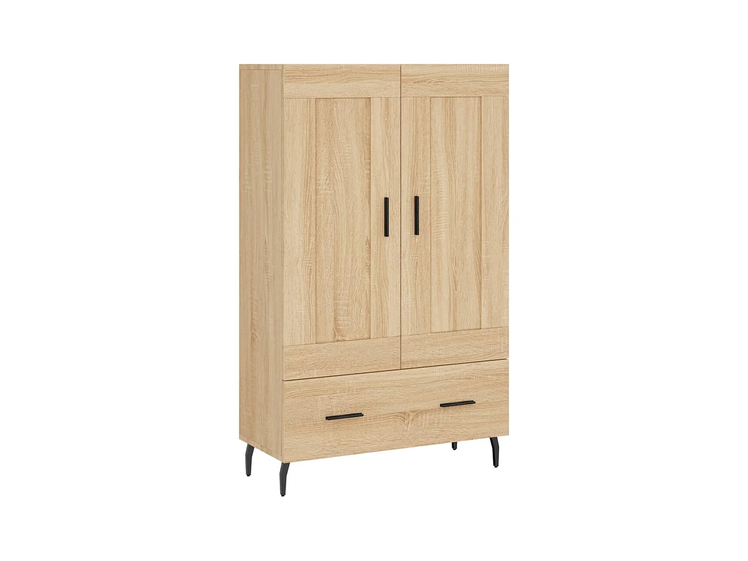 Hoog dressoir Sonoma eiken 69,5x31x115 cm bewerkt hout