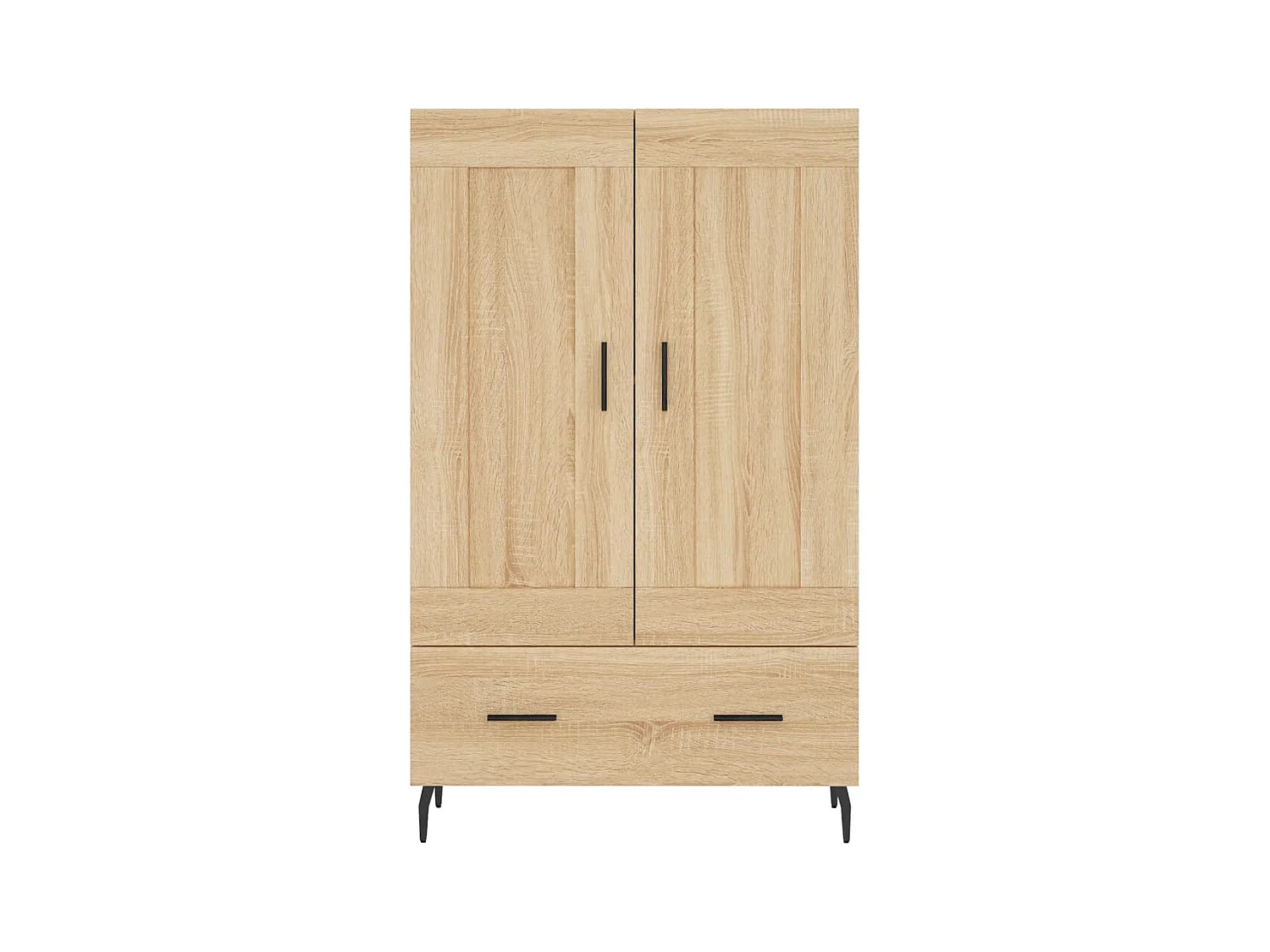 Hoog dressoir Sonoma eiken 69,5x31x115 cm bewerkt hout